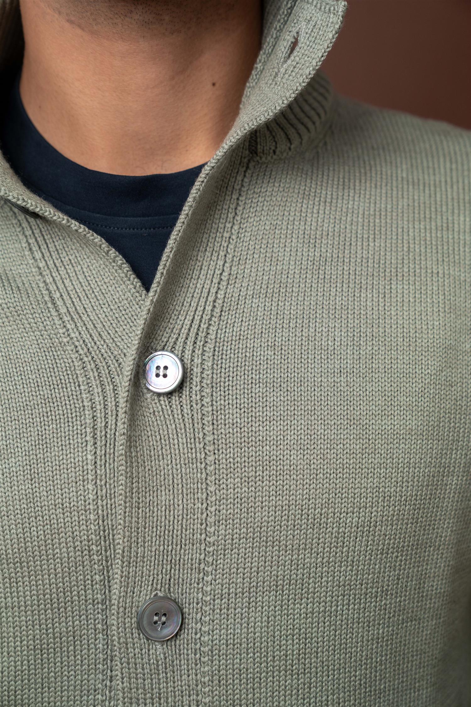 Corean Cardigan - Light/Green