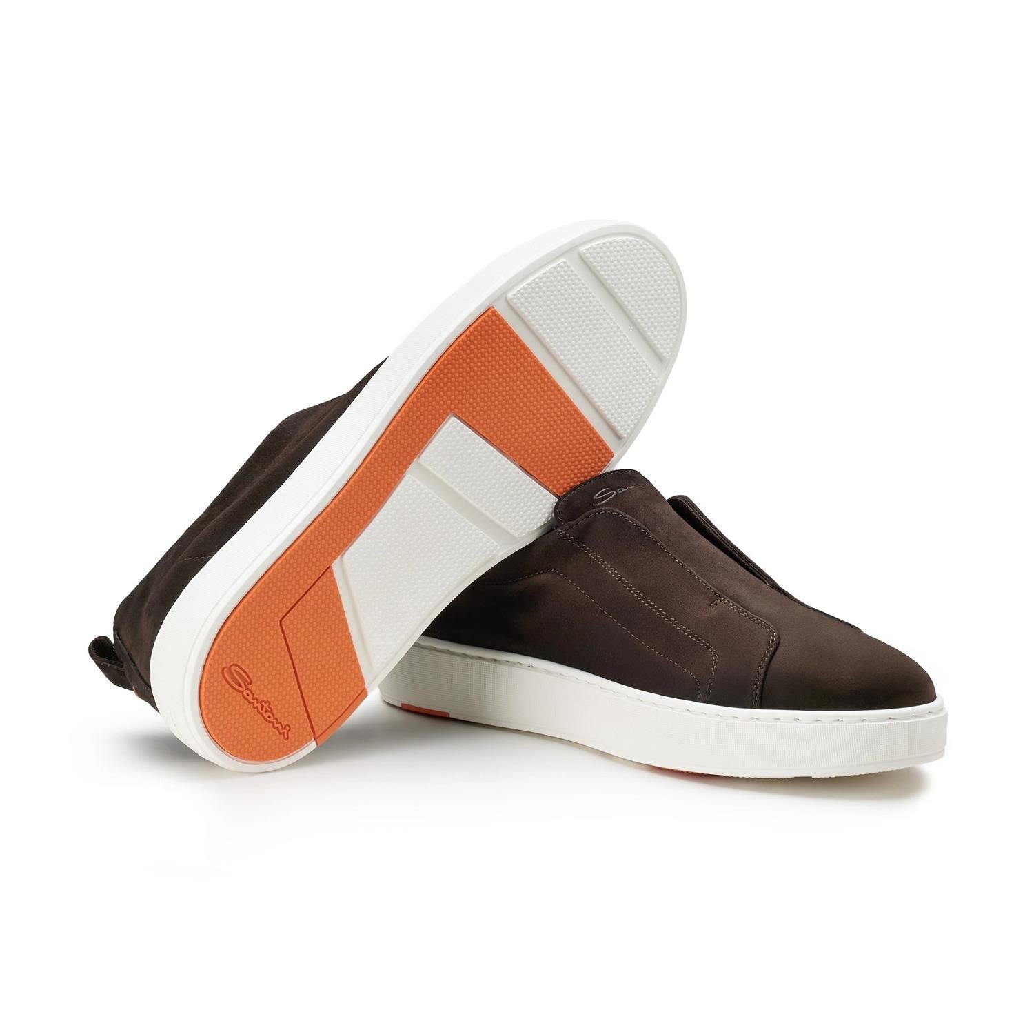 Suede Slip On Sneaker - Brun