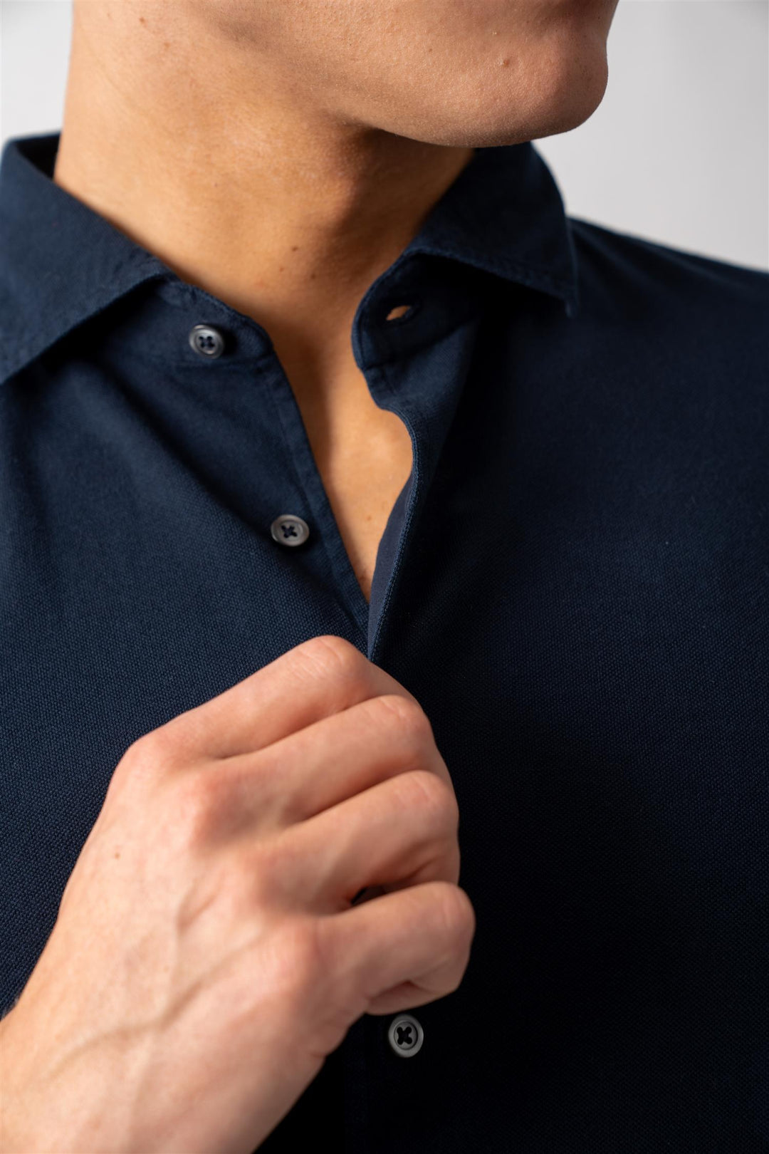 Pique Shirt - Navy