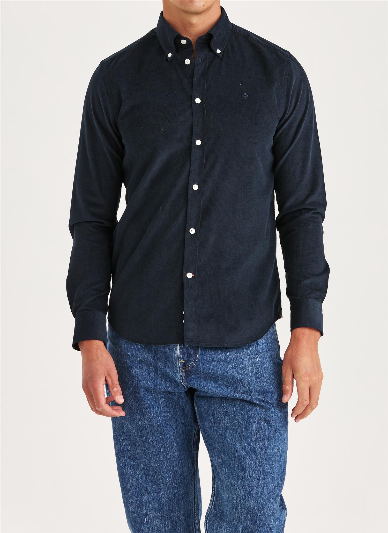 Douglas Cord Shirt - Blue