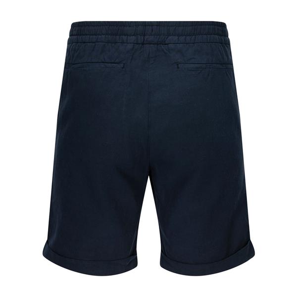 Linen Shorts - Navy