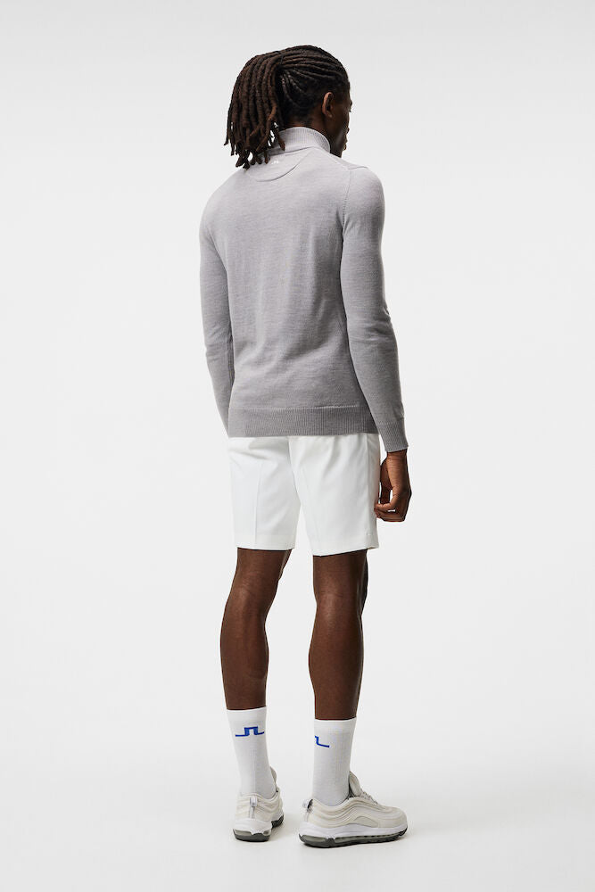 Kian Zipped Golf Sweater Grey