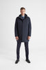 Black Storm Coat - Navy