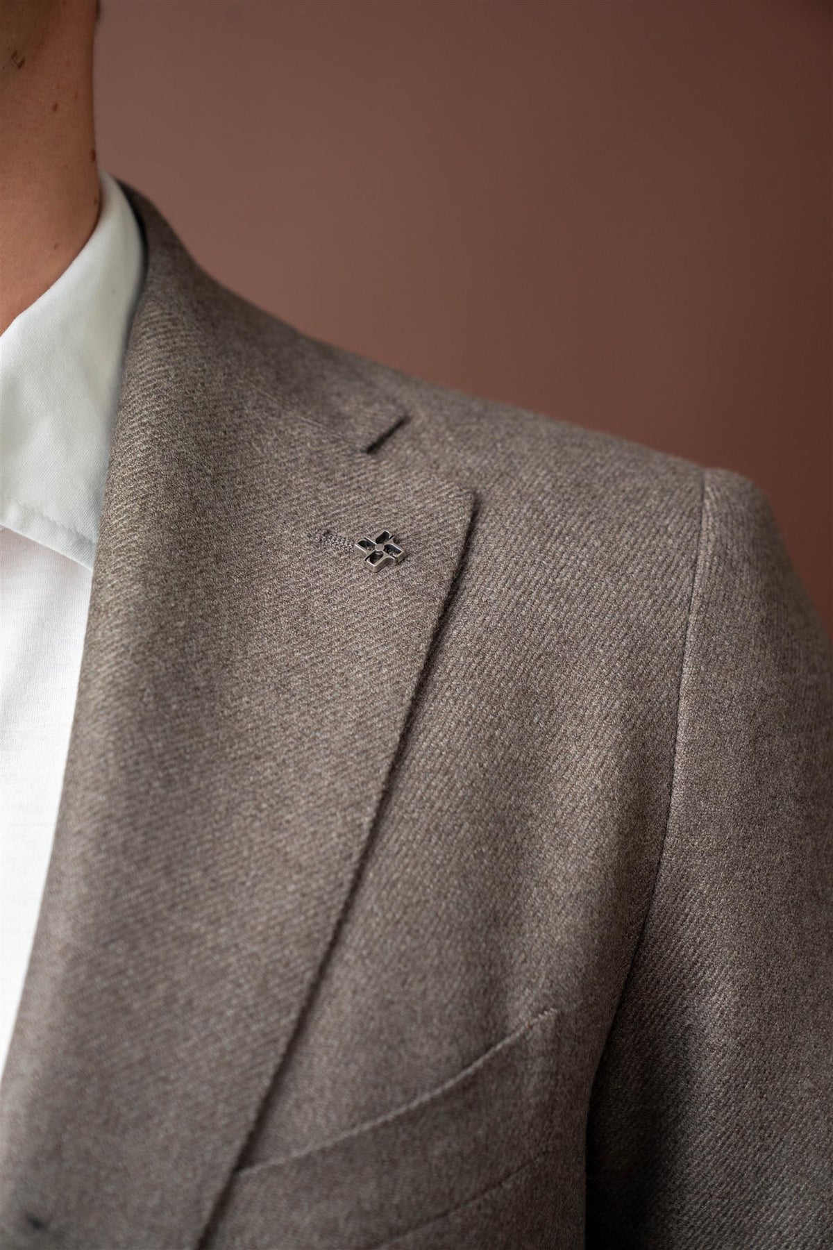 Blazer Cashmere Blend - Grå