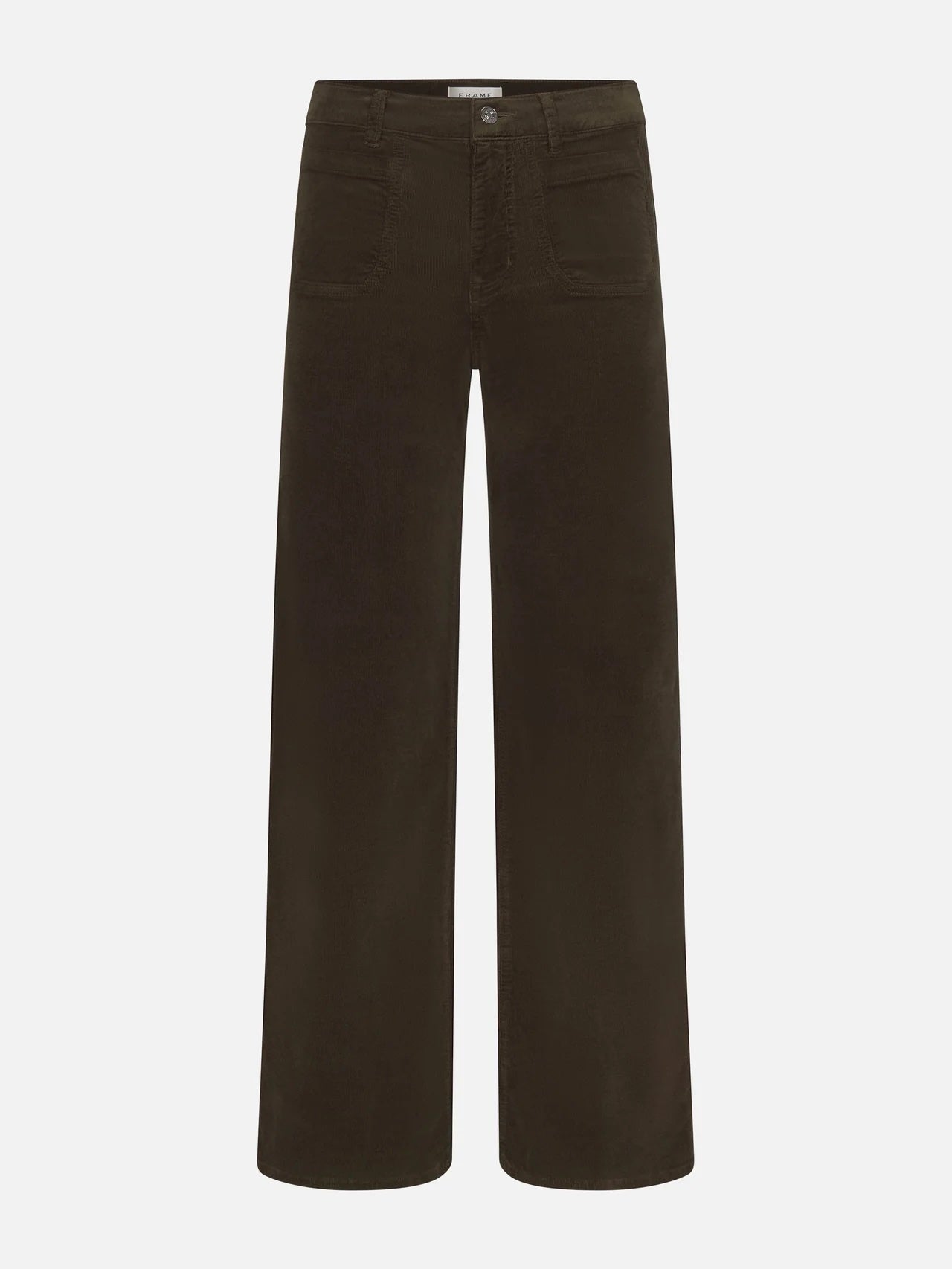 Le Slim Palazzo Modernist Pocket Corduroy Rich Military