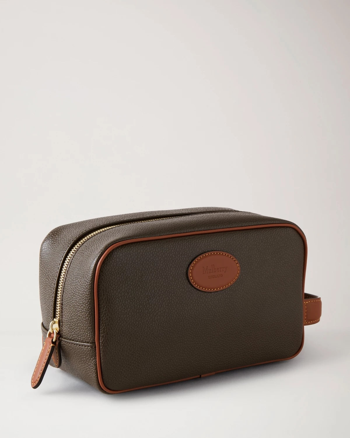Wash Case Eco Scotchgrain Mole-Cognac