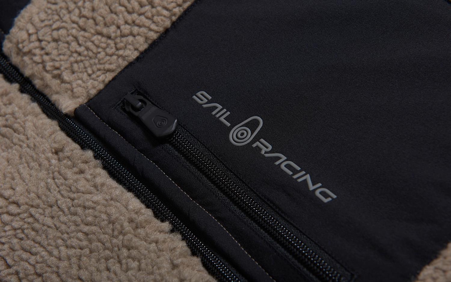 Bowman Pile Zip Jacket - Sand