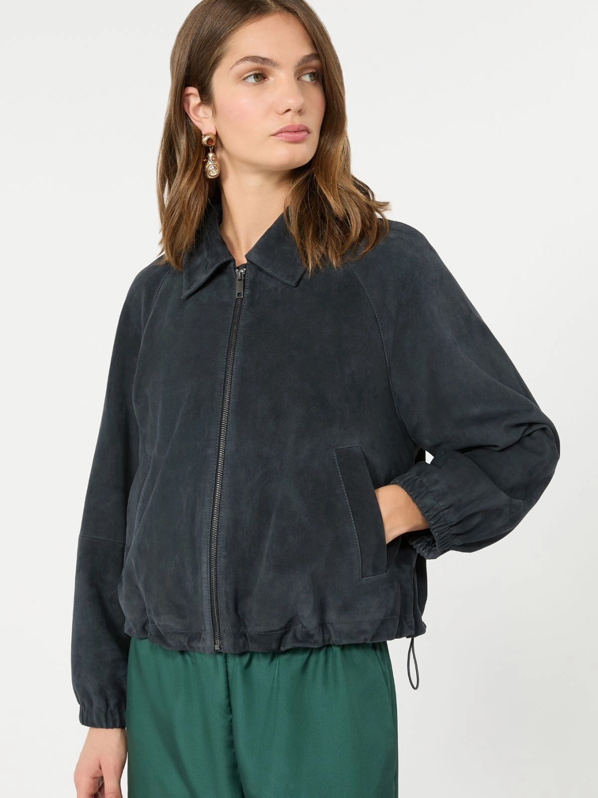 Zuppa Suede Jacket - Navy