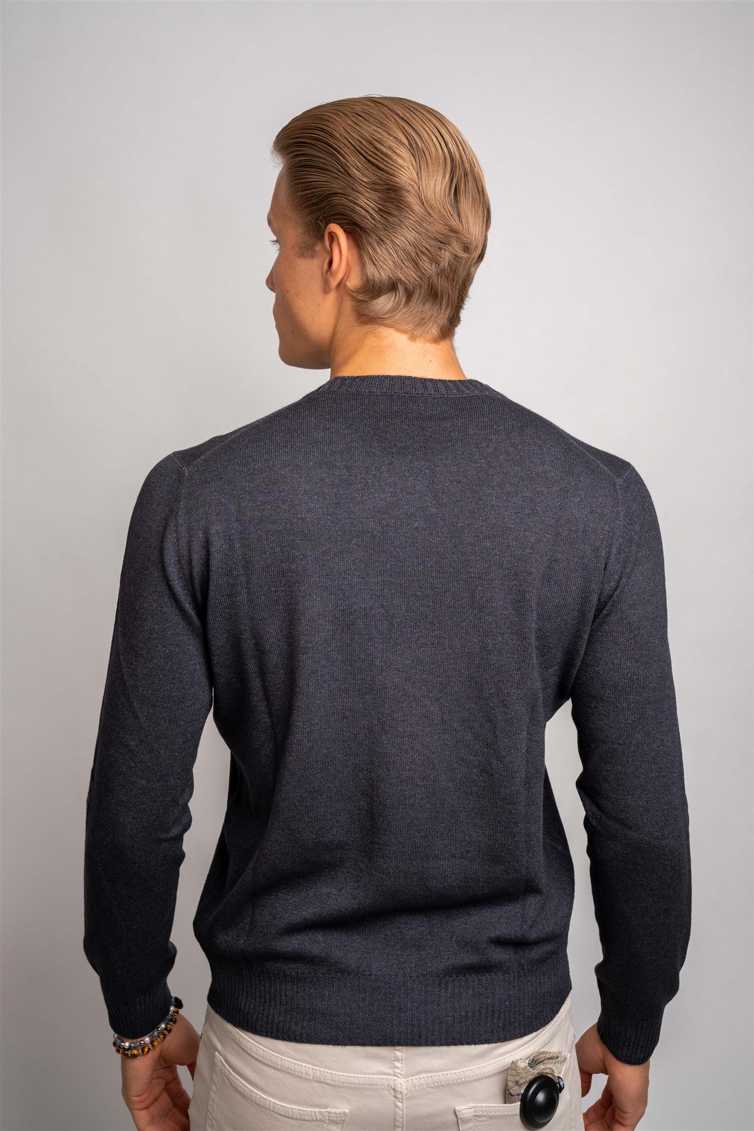 Crewneck Vintage Merino- Grey