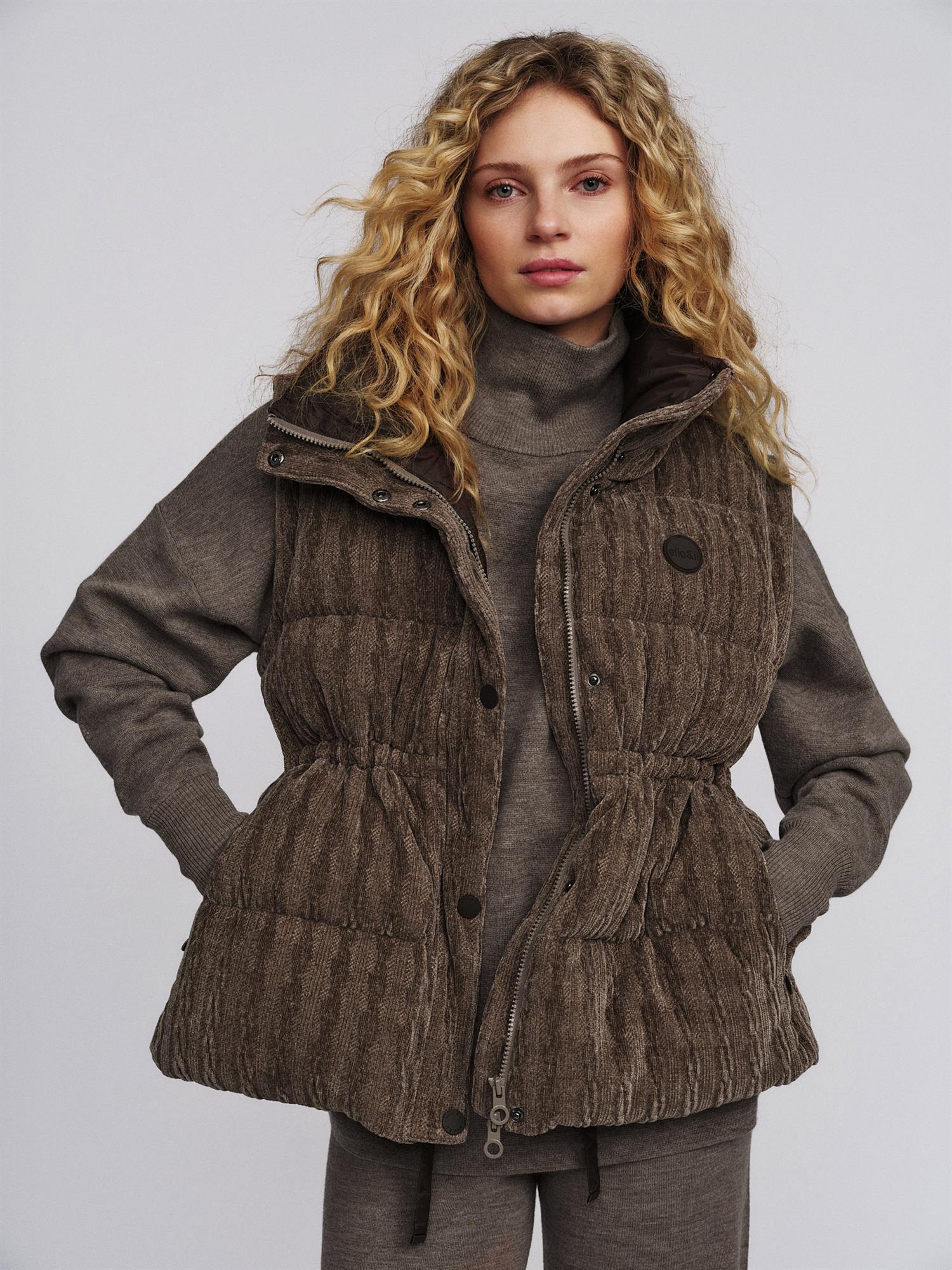 Ninni Down Vest - Brown