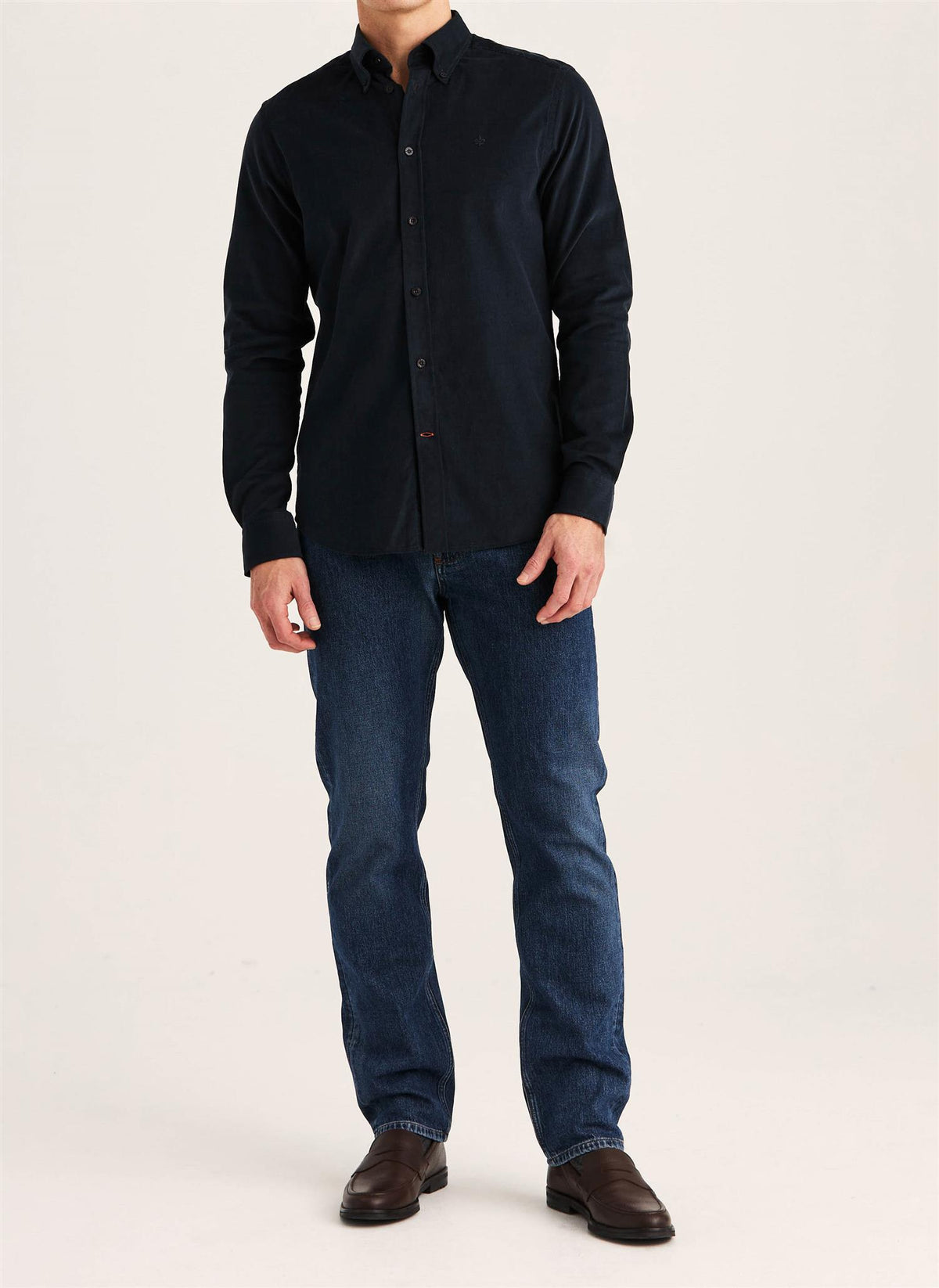 Douglas Cord Shirt Slim - Blue