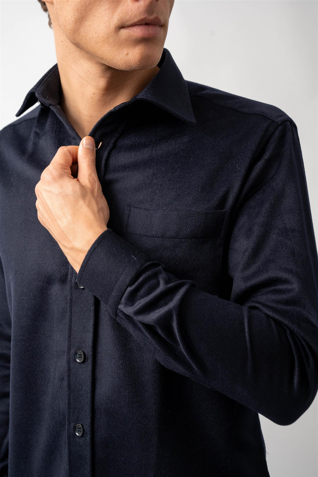 Overshirt Wool - Navy