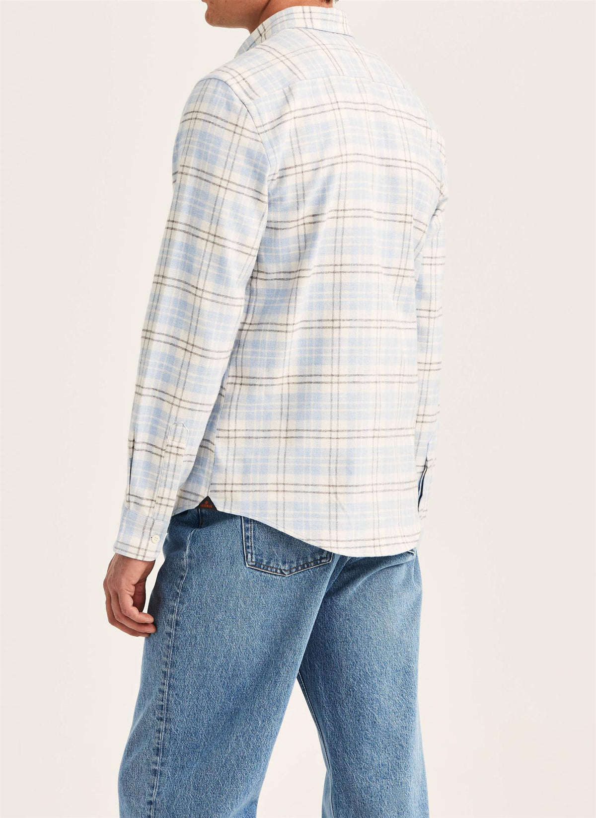 Flannel Mouliné Shirt Slim