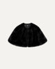 Izaya Fake Fur Cape - Black