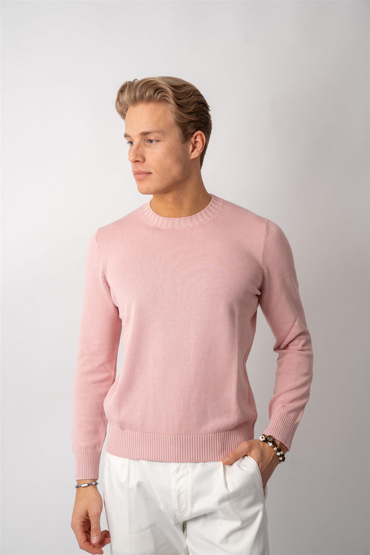 Cotton Crewneck - Rosa