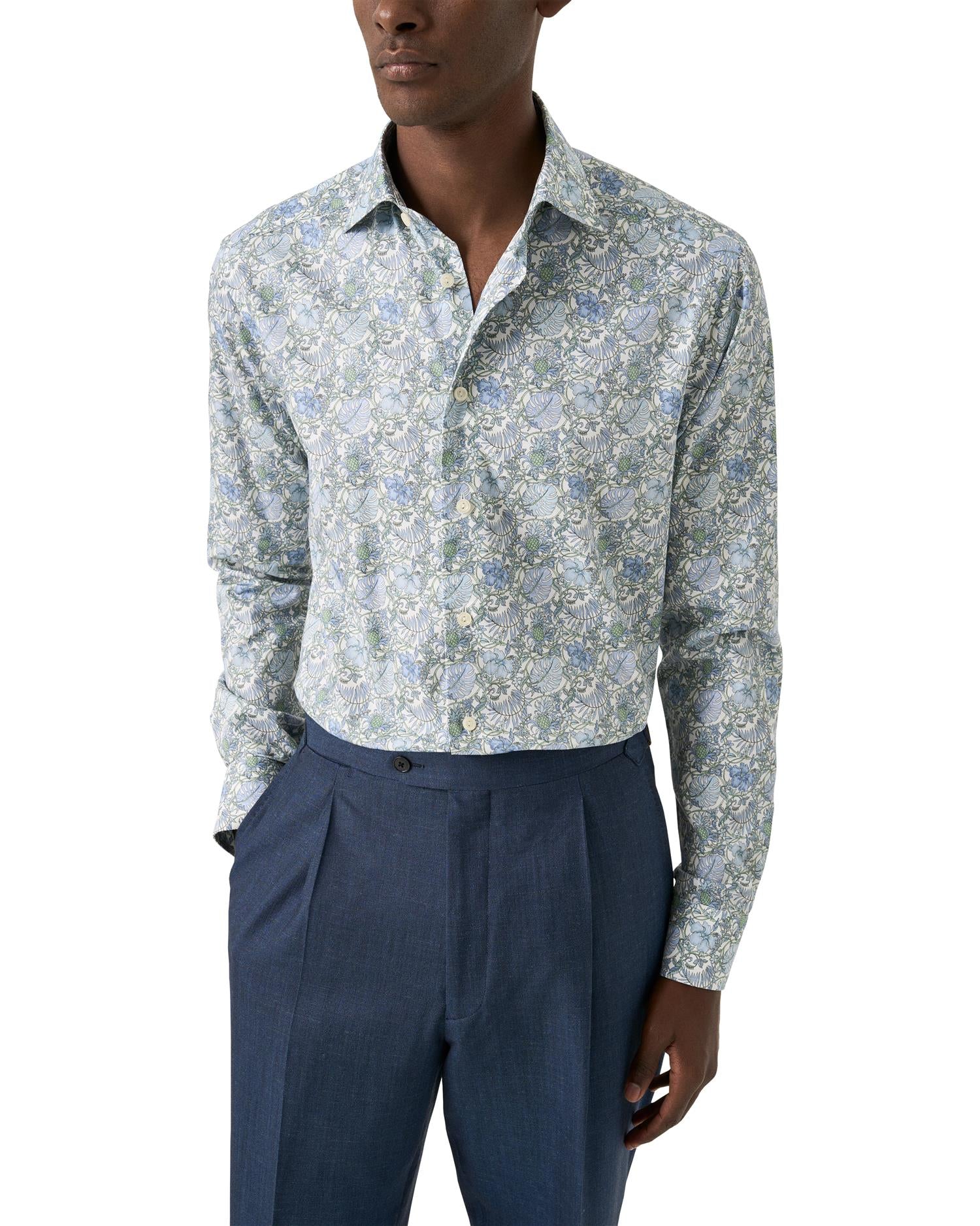 Slim Floral Signature Twill - Mønster