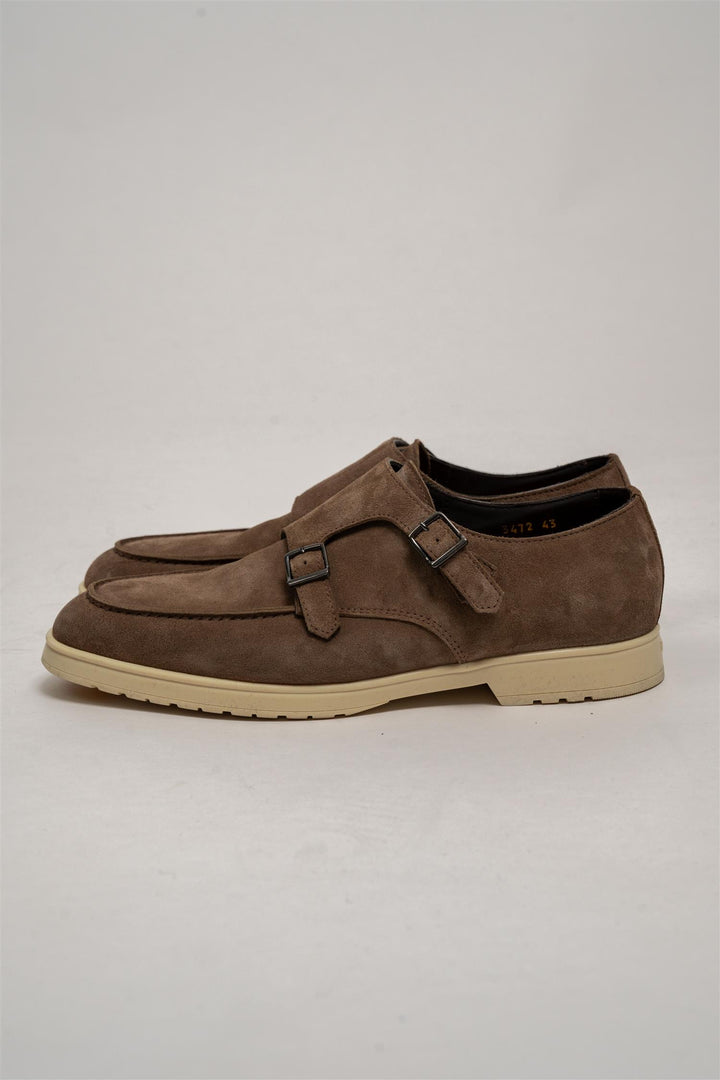 Double Buckle Adler - Beige