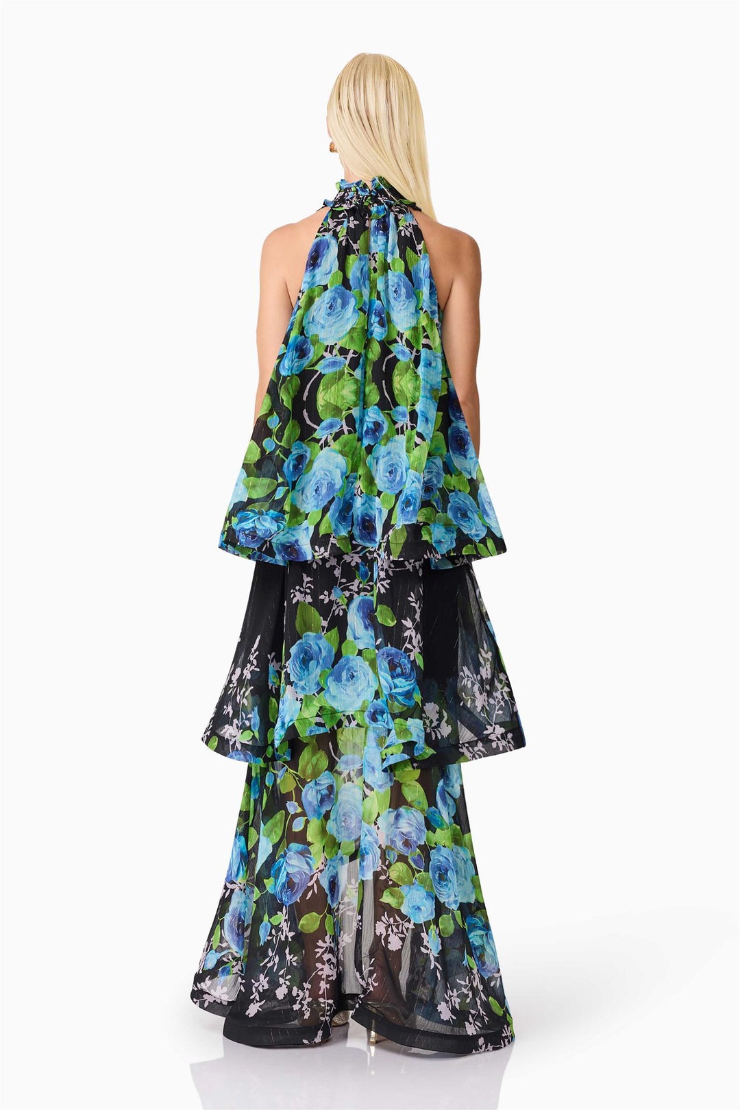 Briony Gown Black Multi