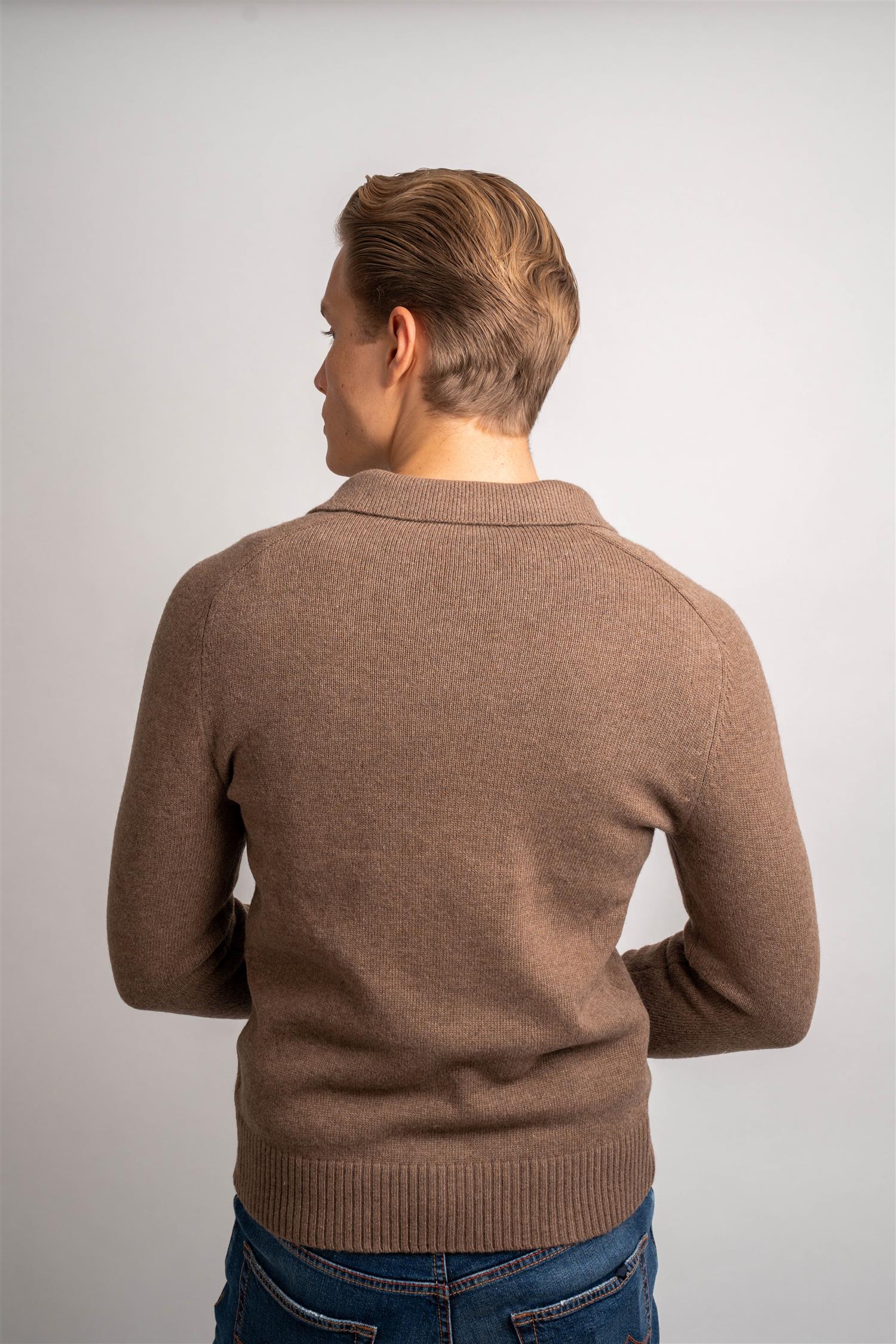 CARDIGAN BUTTONS - Brown