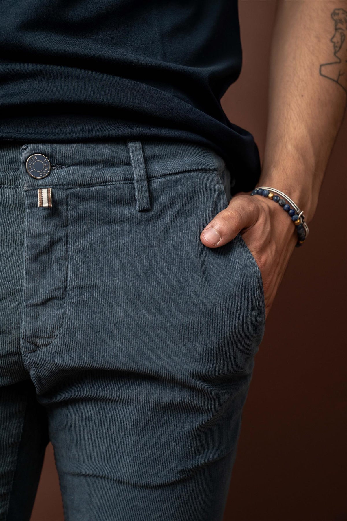Bobby Chinos Cord - Blue