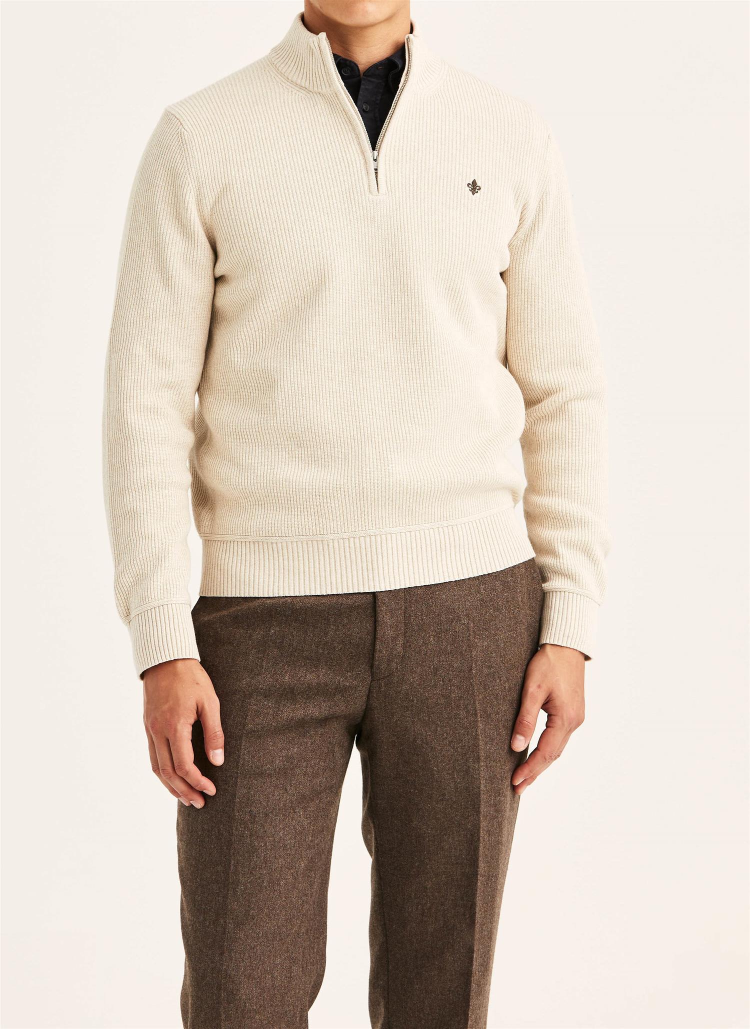 Colin Half Zip - Khaki