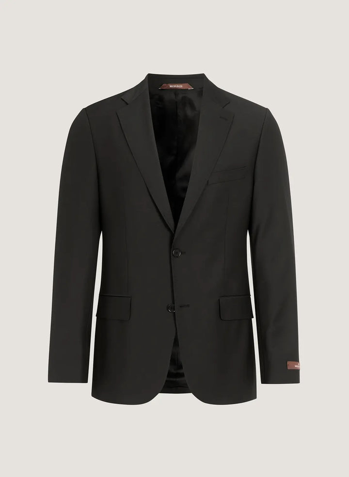 Wool Suit Jacket - Black