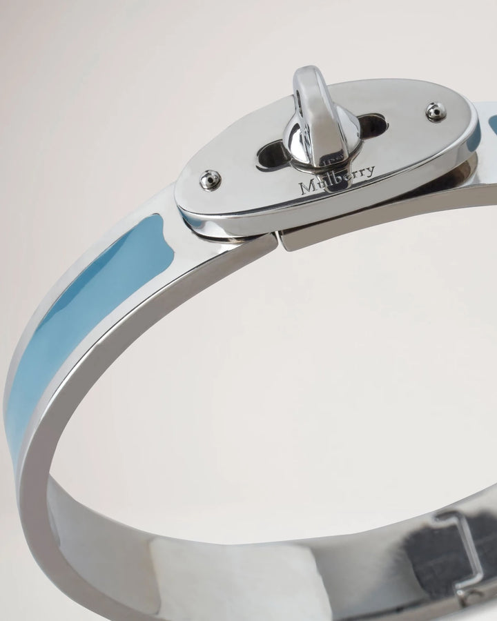 Bayswater Enamel Bracelet Poplin Blue Mixed Material