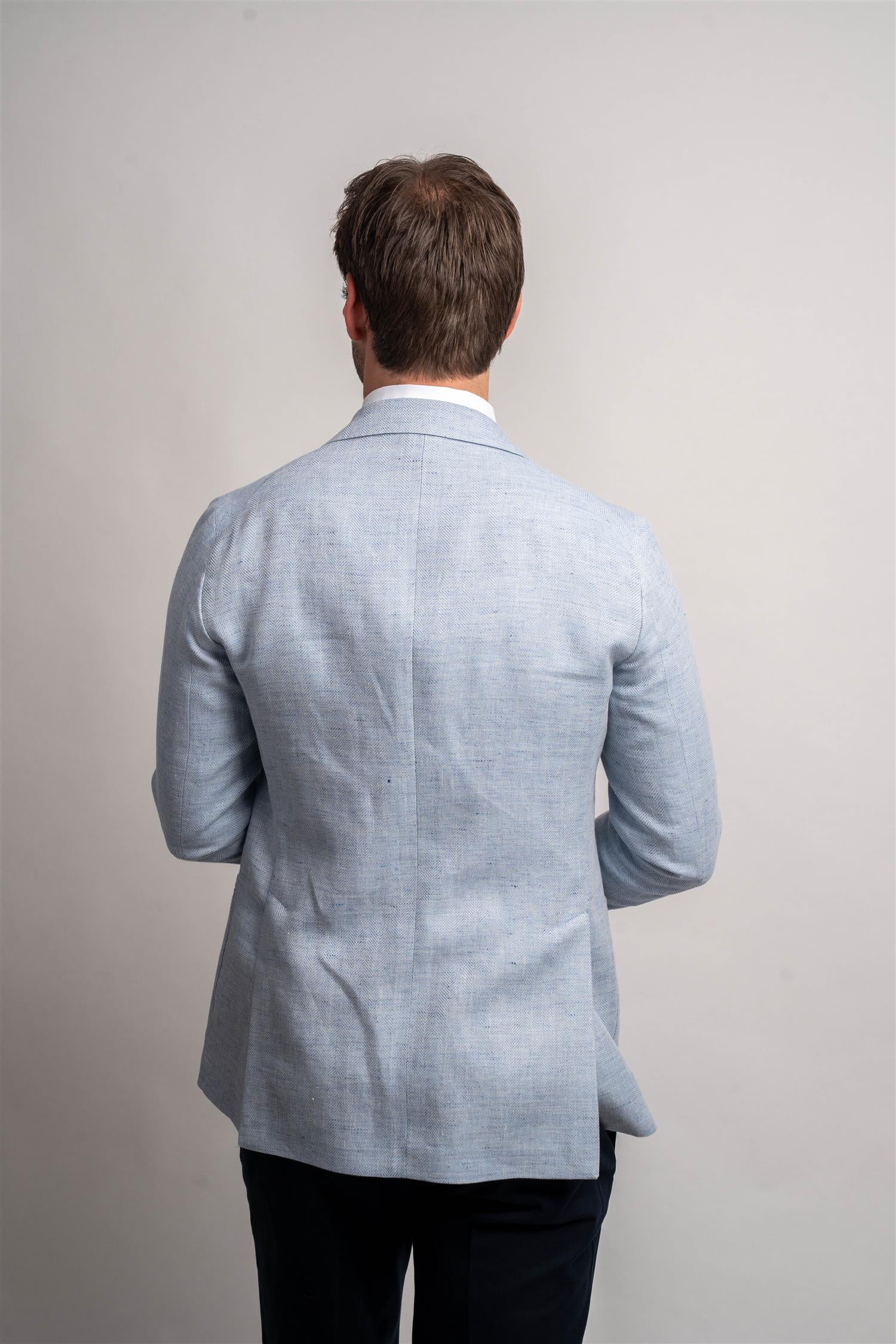 Blazer Linen - Lyseblå