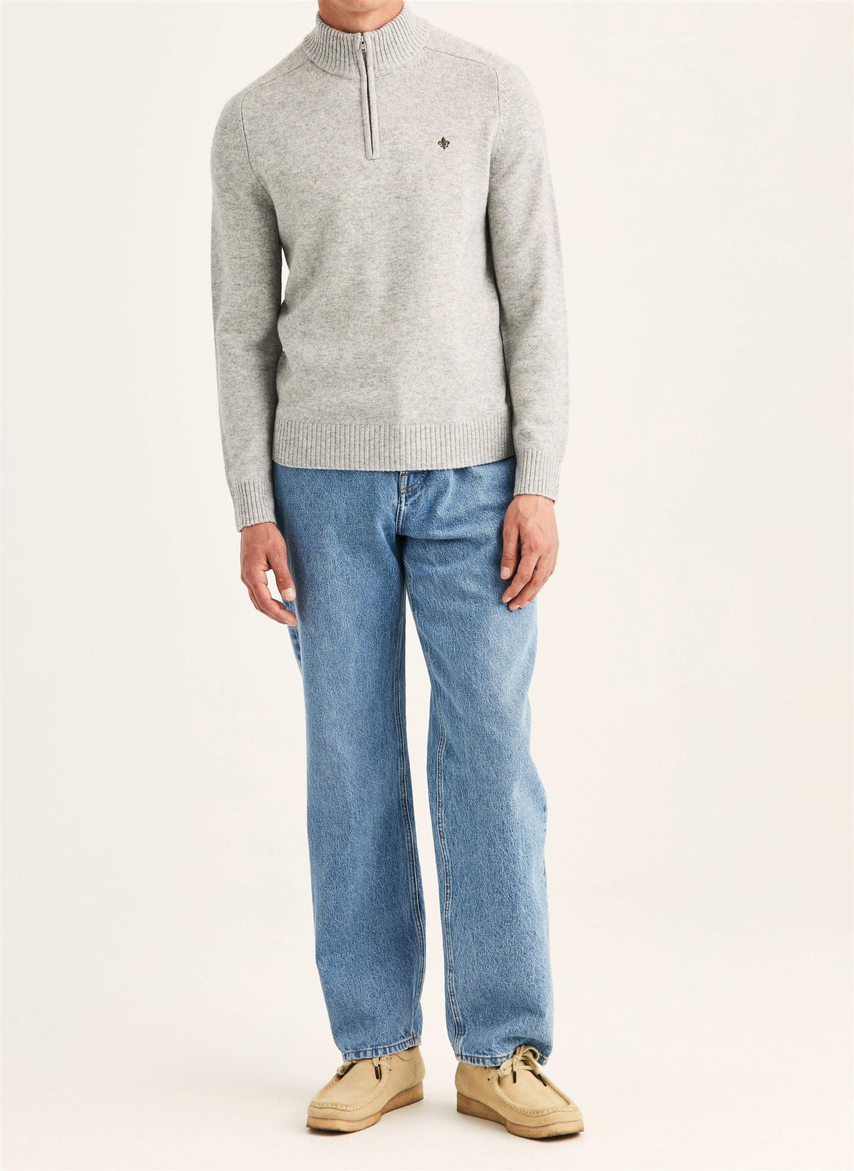 Hertford Half Zip - Grey