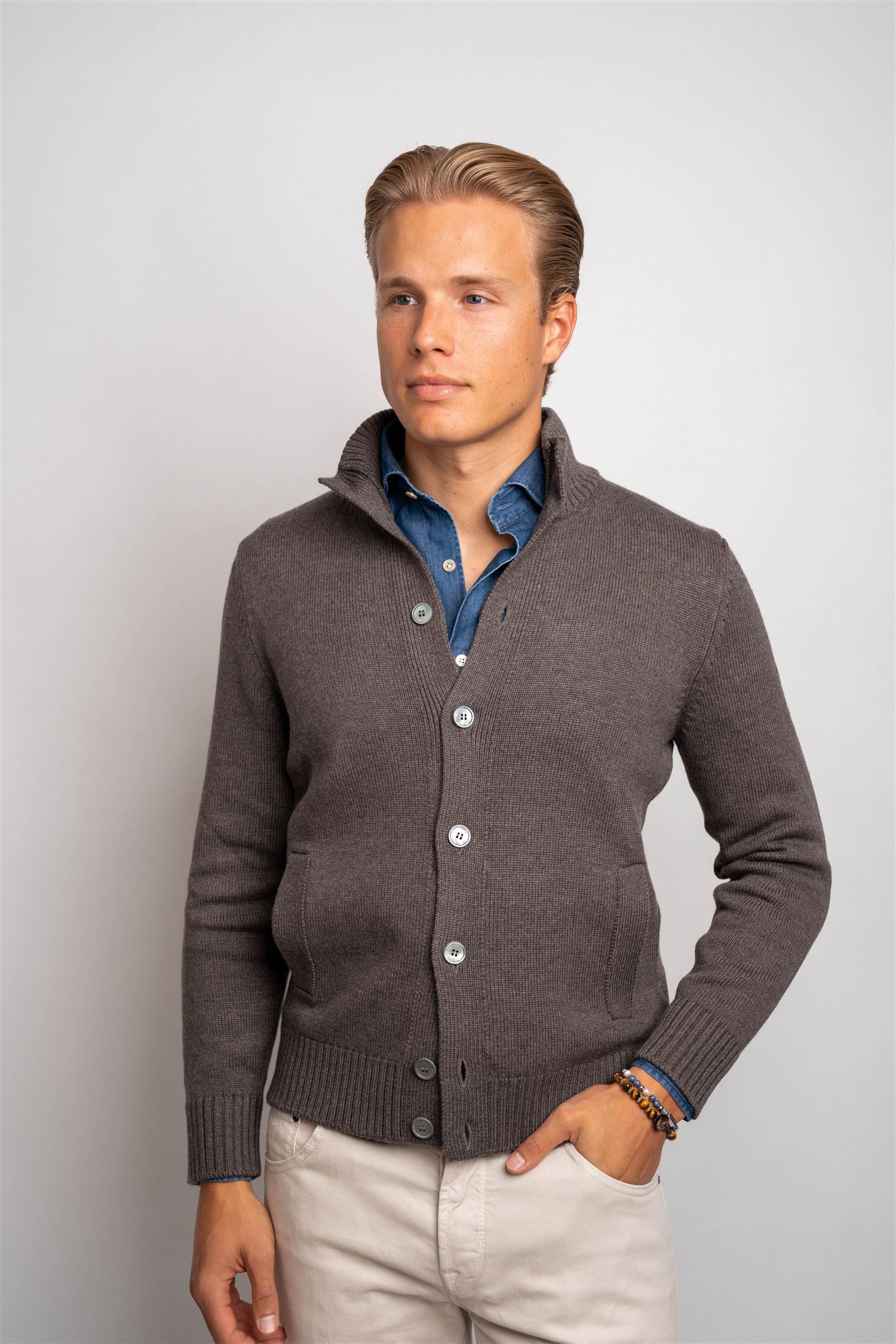Corean Cardigan - Brown