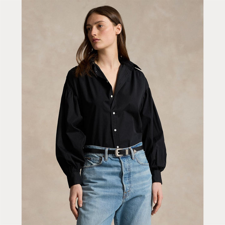 RELAXED SLEEVE COTTON SHIRT