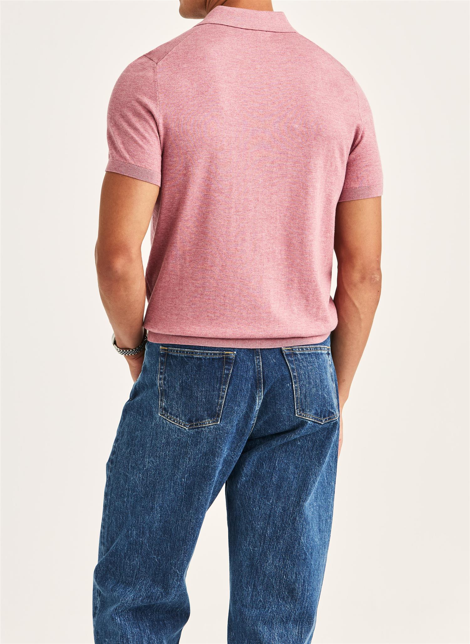 Riley SS Polo - Pink