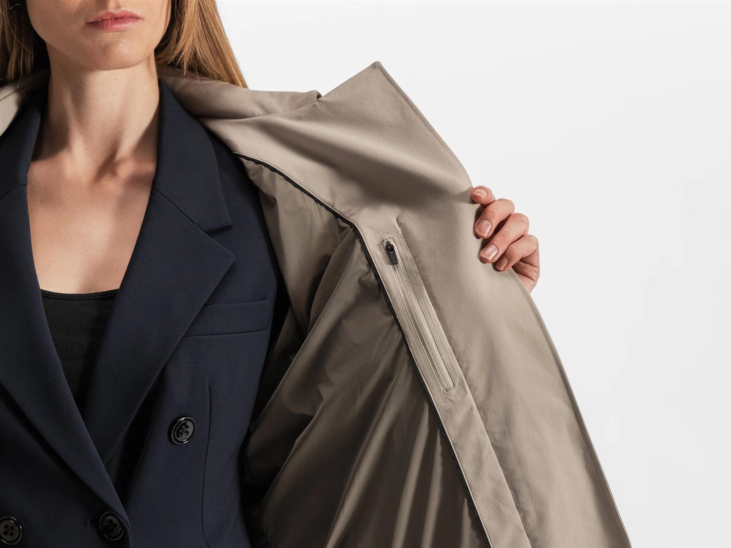 Skylar Trench Coat Desert