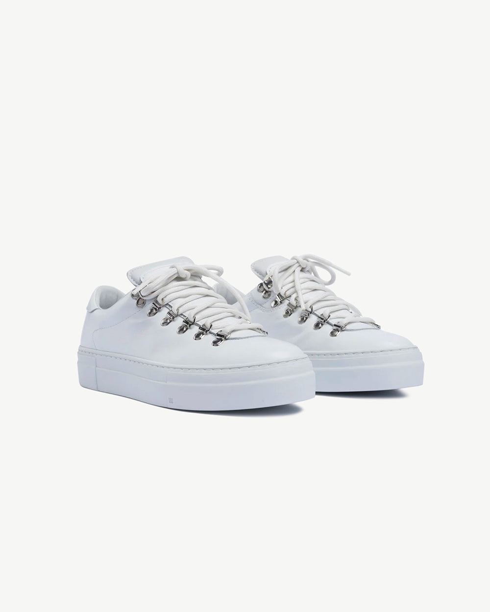 W Marostica Low Platform White Nappa