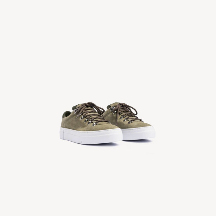 W MAROSTICA LOW PLATFORM OLIVE SUEDE