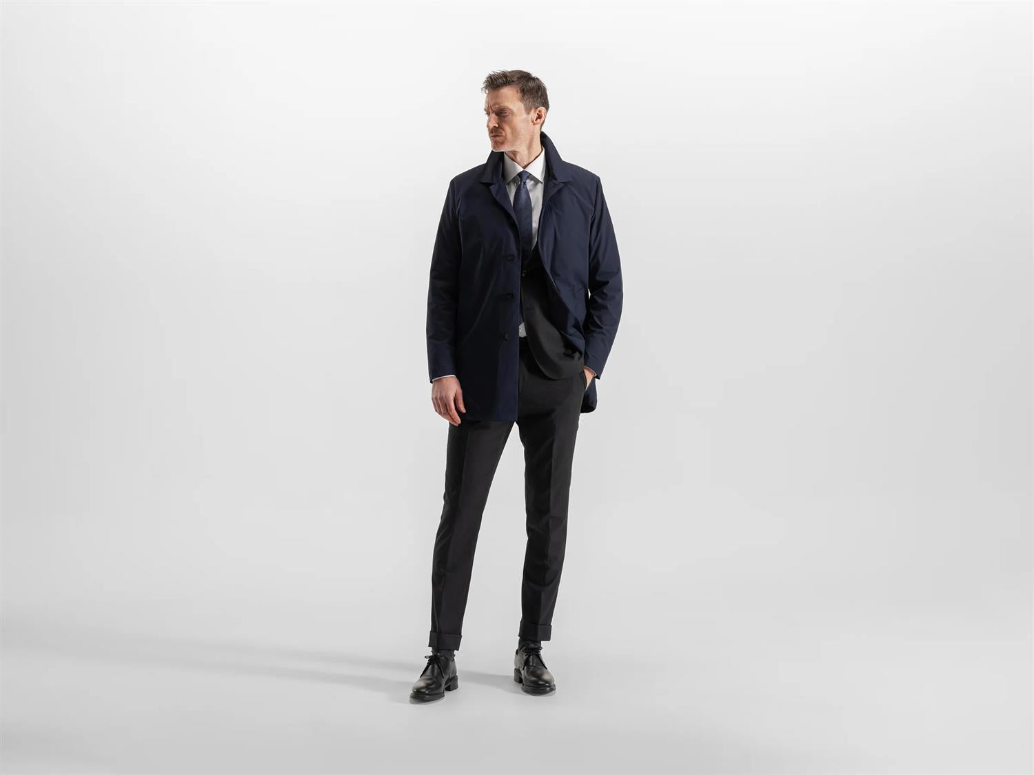 Maestro Coat - Navy
