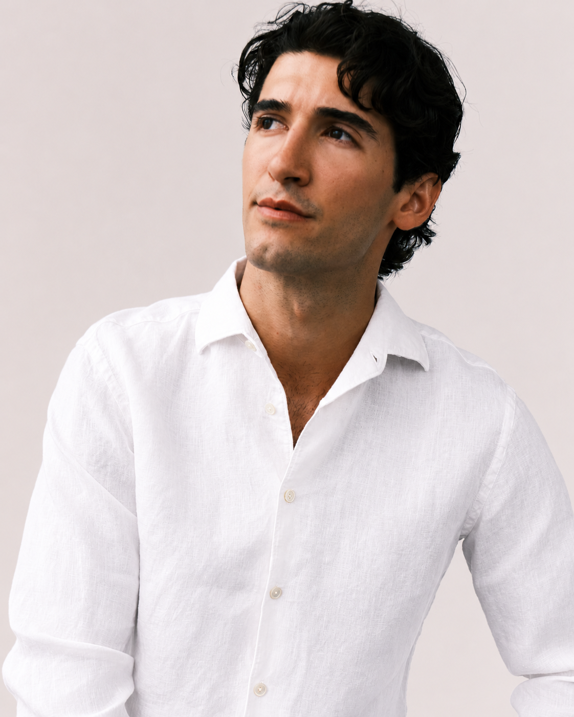 Linen Shirt - White