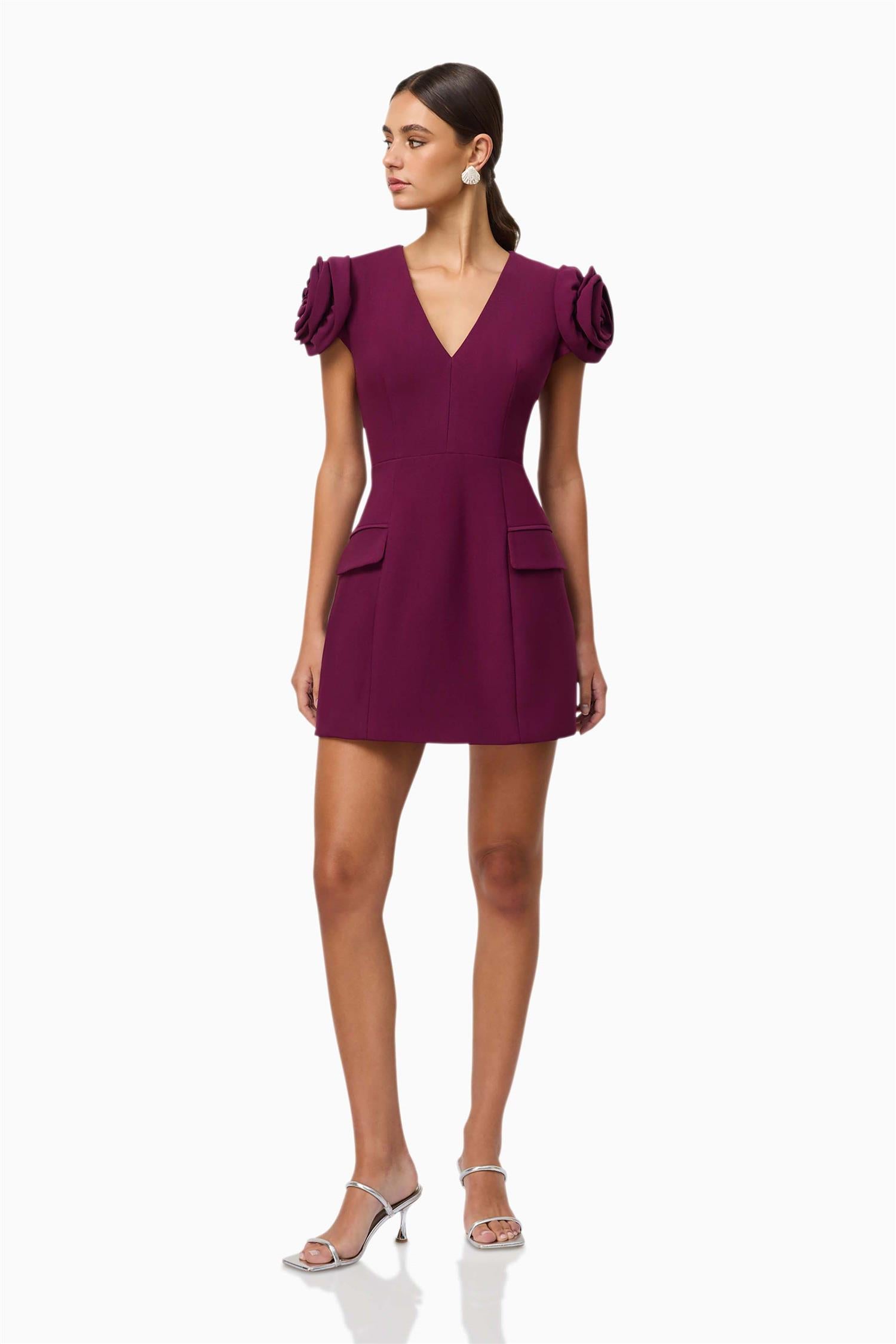 Theresa Mini Dress Grape