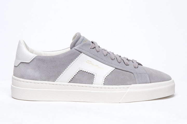 Double Buckle Sneaker Suede - Beige