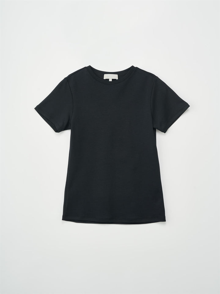 ROUND NECK COTTON JERSEY TEE