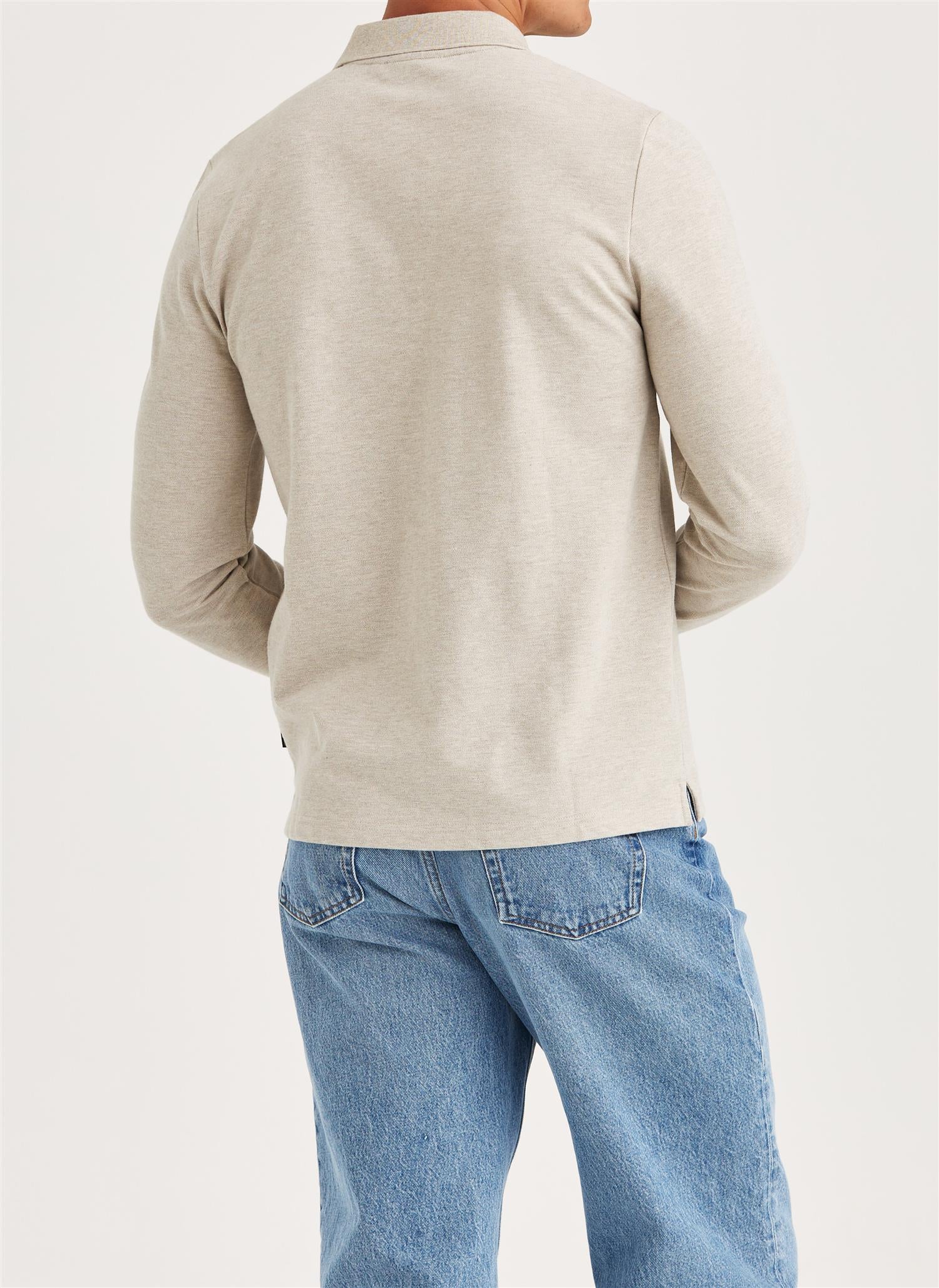 Camden LS Polo Shirt - Khaki