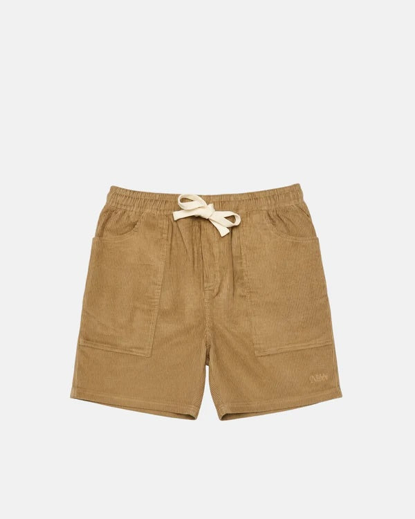 Cord Shorts - Taupe