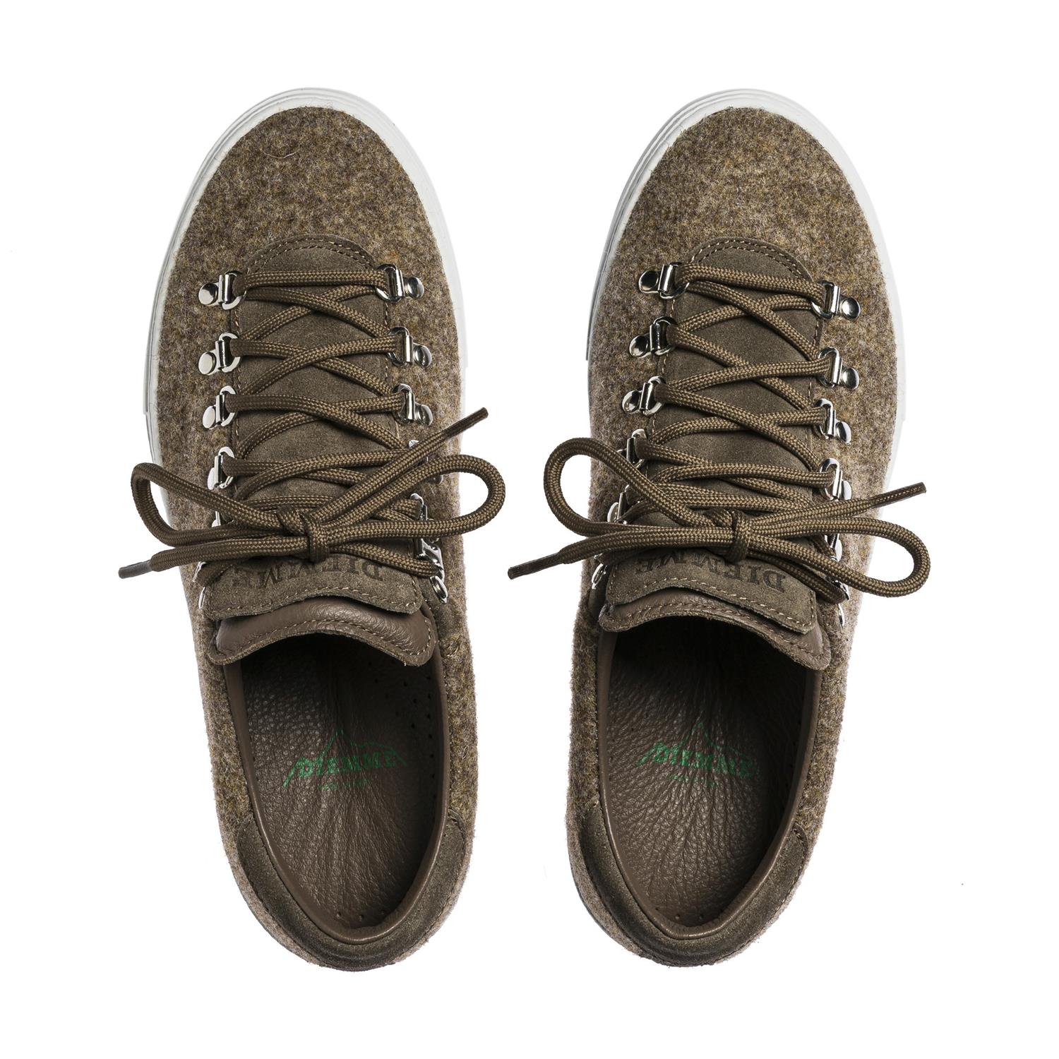 W Marostica Low Platform Beige Woolfelt