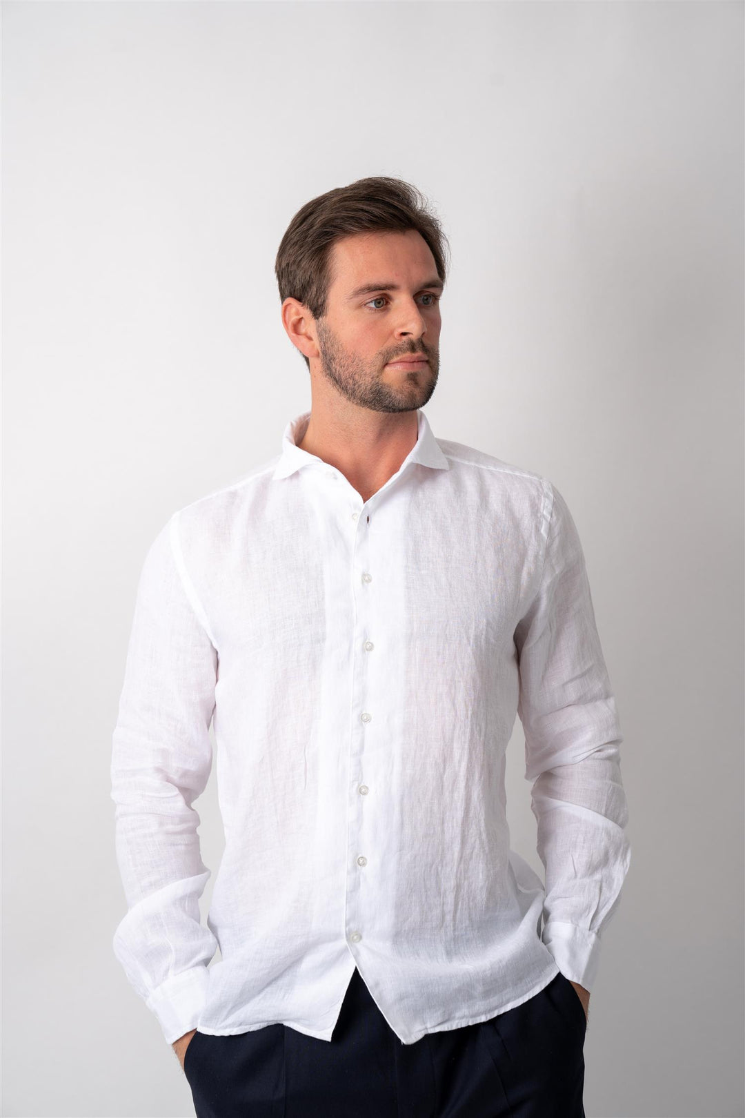 Linen Shirt - White