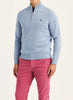 Hertford Half Zip - Light Blue