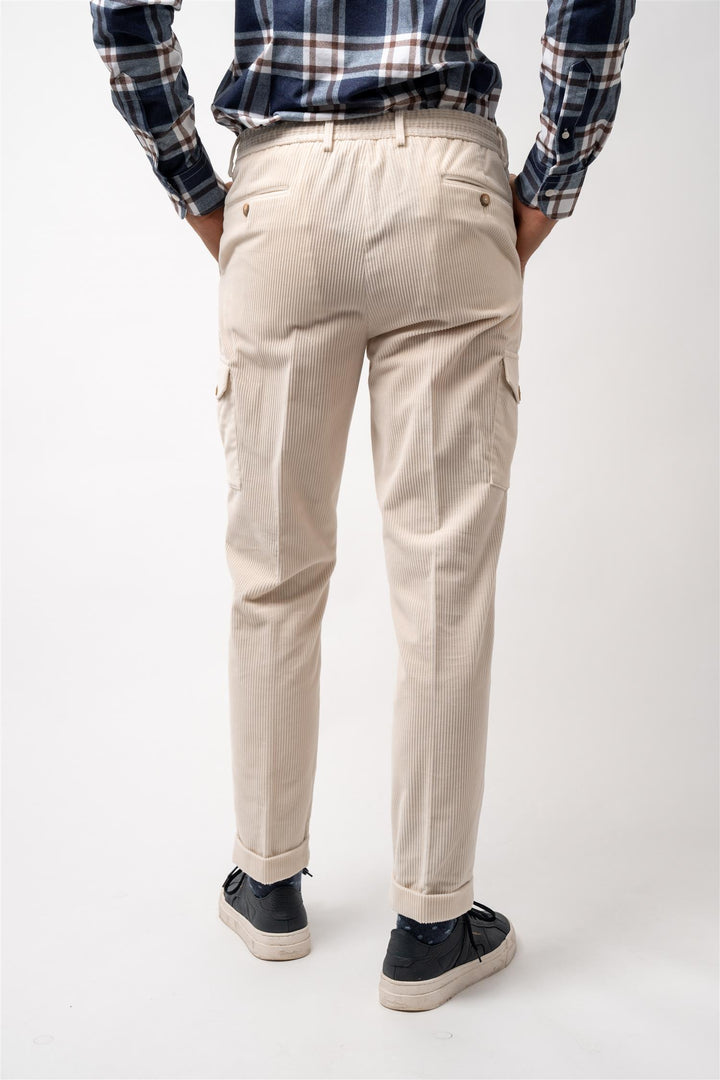 Pantalone Cargo - Cream