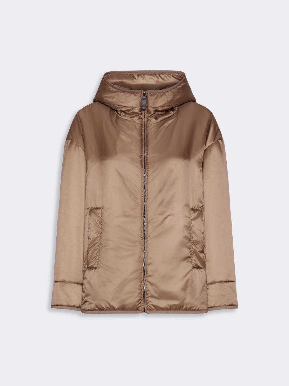Oversized padded jacket  - Mud