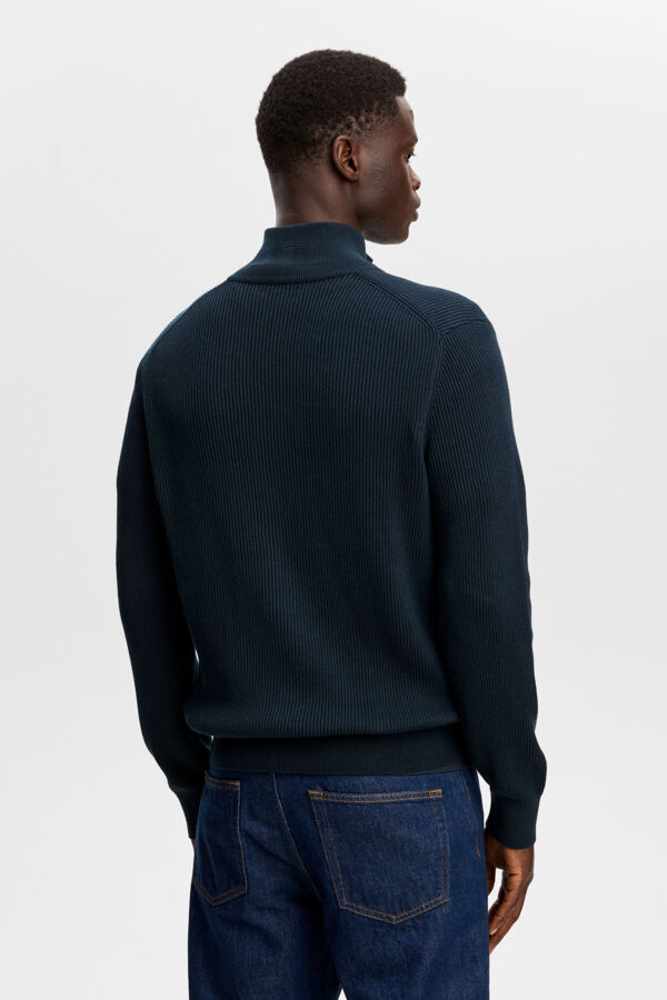 Alexis Full Zip Cardigan - Navy