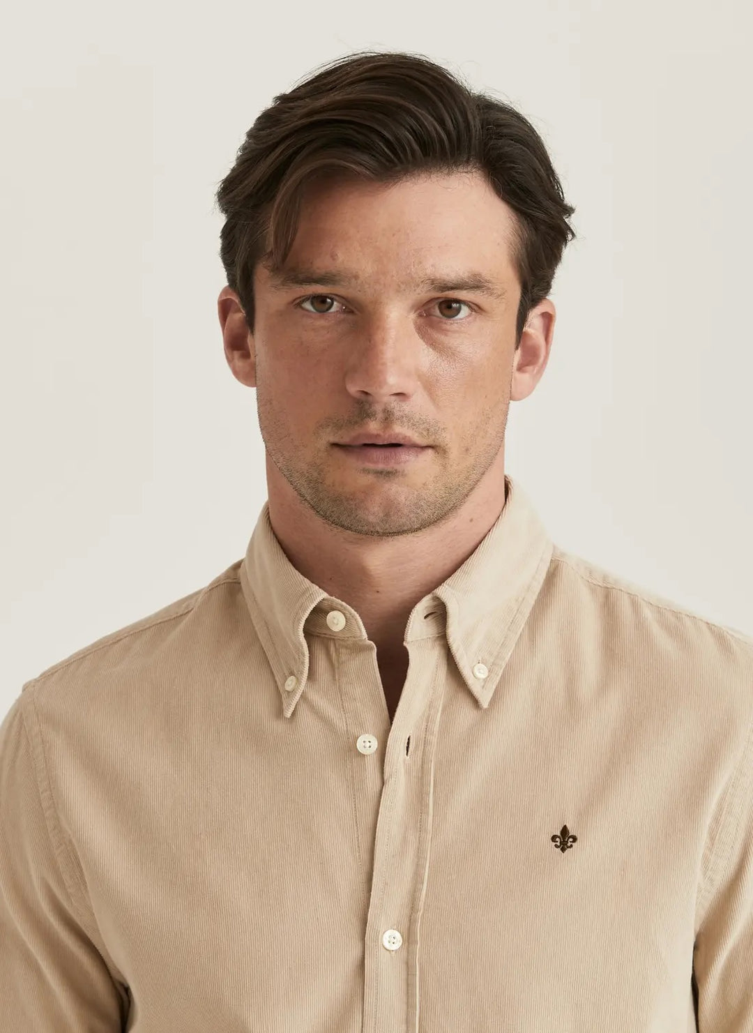 Douglas Cord Shirt - Khaki