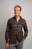 Wool Overshirt - Brown Check